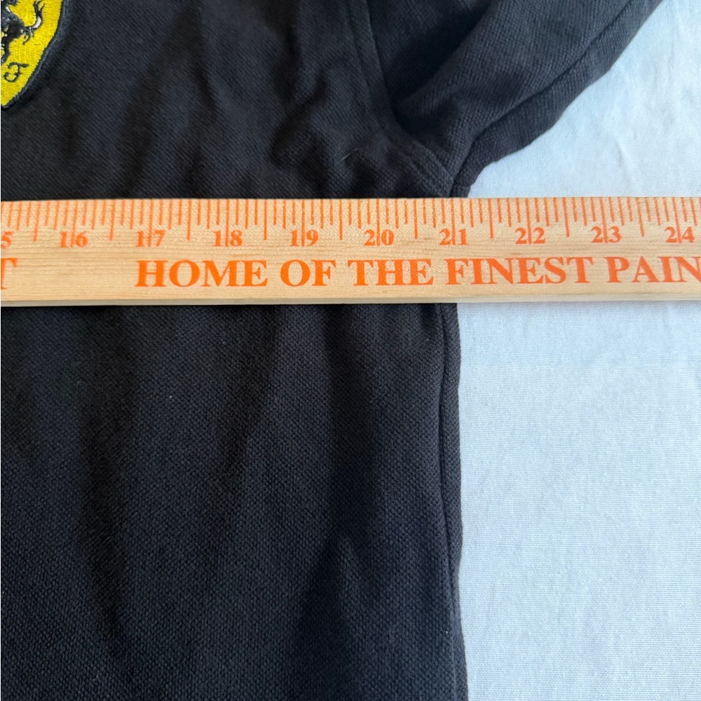 Ferrari Black Short Sleeve Zip Polo Shirt Men’s Size Large A927 - Picture 7 of 10